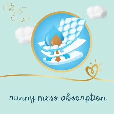 Pampers Premium Care Newborn Diapers, Size 1, 2-5Kg, Pack of 50's